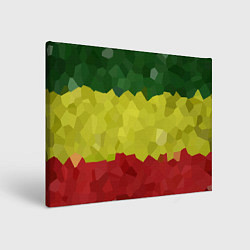Холст прямоугольный Эфиопия, цвет: 3D-принт