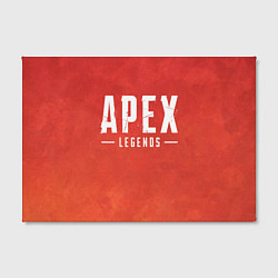 Холст прямоугольный Apex Legends: Red Logo, цвет: 3D-принт — фото 2