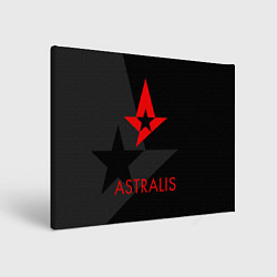 Холст прямоугольный Astralis: Black Style, цвет: 3D-принт