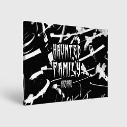 Холст прямоугольный KIZARU - HAUNTED FAMILY, цвет: 3D-принт