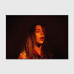 Холст прямоугольный BILLIE EILISH: Red Mood, цвет: 3D-принт — фото 2