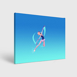 Холст прямоугольный Фигурное катание, цвет: 3D-принт