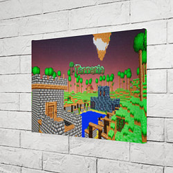 Холст прямоугольный Terraria, цвет: 3D-принт — фото 2
