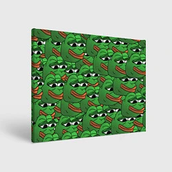 Холст прямоугольный Pepe The Frog, цвет: 3D-принт