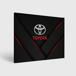 Холст прямоугольный TOYOTA, цвет: 3D-принт