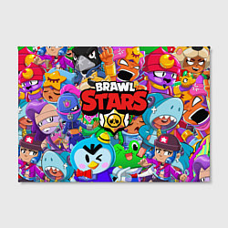 Холст прямоугольный BRAWL STARS, цвет: 3D-принт — фото 2