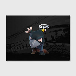 Холст прямоугольный Brawl Stars Crow Ворон, цвет: 3D-принт — фото 2