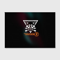 Холст прямоугольный The Division 2 Logo, цвет: 3D-принт — фото 2