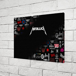 Холст прямоугольный Metallica, цвет: 3D-принт — фото 2