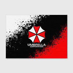 Холст прямоугольный RESIDENT EVIL UMBRELLA, цвет: 3D-принт — фото 2