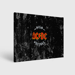 Холст прямоугольный ACDC, цвет: 3D-принт