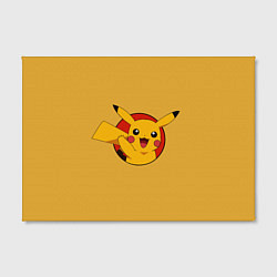 Холст прямоугольный Pikachu, цвет: 3D-принт — фото 2