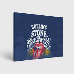 Холст прямоугольный Rolling Stone, цвет: 3D-принт