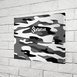 Холст прямоугольный Камуфляж Sabaton, цвет: 3D-принт — фото 2