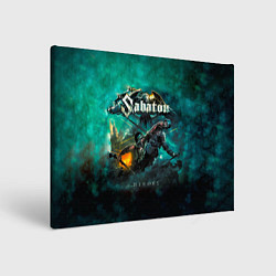 Холст прямоугольный Sabaton, цвет: 3D-принт