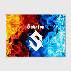 Холст прямоугольный SABATON, цвет: 3D-принт — фото 2