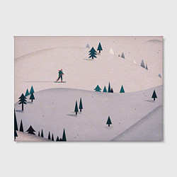 Холст прямоугольный Snow 1, цвет: 3D-принт — фото 2