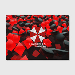 Холст прямоугольный Umbrella Corp, цвет: 3D-принт — фото 2