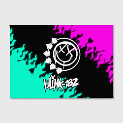 Холст прямоугольный Blink-182 5, цвет: 3D-принт — фото 2
