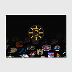 Холст прямоугольный NHL Boston Bruins Z, цвет: 3D-принт — фото 2