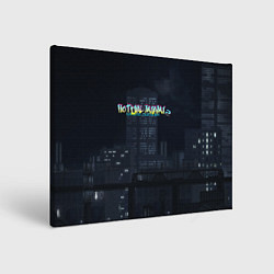 Холст прямоугольный HOTLINE MIAMI, цвет: 3D-принт