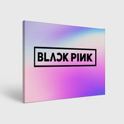 Холст прямоугольный Blackpink, цвет: 3D-принт