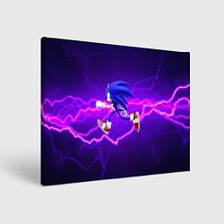 Холст прямоугольный Sonic Storm, цвет: 3D-принт