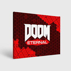 Картина прямоугольная DOOM ETERNAL ДУМ ЭТЕРНАЛ