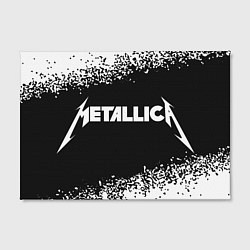 Холст прямоугольный METALLICA МЕТАЛЛИКА, цвет: 3D-принт — фото 2