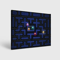 Холст прямоугольный Pacman, цвет: 3D-принт