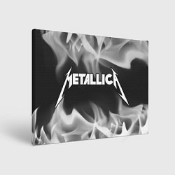 Холст прямоугольный METALLICA МЕТАЛЛИКА, цвет: 3D-принт