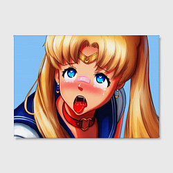 Холст прямоугольный SAILOR MOON AHEGAO, цвет: 3D-принт — фото 2