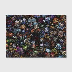 Холст прямоугольный Heros Dota 2, цвет: 3D-принт — фото 2
