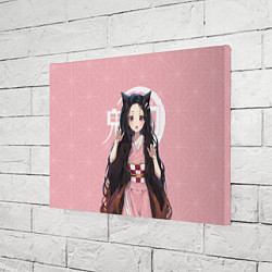 Холст прямоугольный Nezuko, цвет: 3D-принт — фото 2