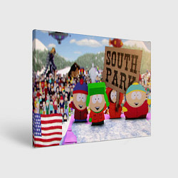 Холст прямоугольный Южный Парк South Park, цвет: 3D-принт