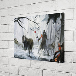 Холст прямоугольный Assassin’s Creed 3, цвет: 3D-принт — фото 2