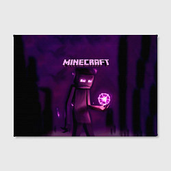Холст прямоугольный Minecraft Слендермен, цвет: 3D-принт — фото 2