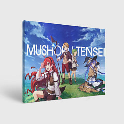 Холст прямоугольный Mushoku Tensei, цвет: 3D-принт