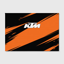 Холст прямоугольный KTM КТМ, цвет: 3D-принт — фото 2