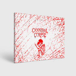 Холст прямоугольный Cannibal corpse, цвет: 3D-принт