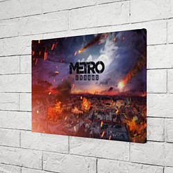 Холст прямоугольный Metro Разрушенный город, цвет: 3D-принт — фото 2