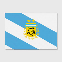 Холст прямоугольный Сборная Аргентины спина, цвет: 3D-принт — фото 2