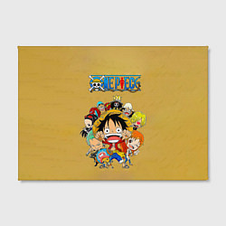 Холст прямоугольный Персонажи One Piece Большой куш, цвет: 3D-принт — фото 2