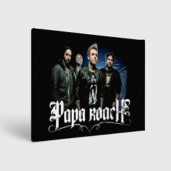Холст прямоугольный Papa Roach band, цвет: 3D-принт