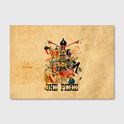 Холст прямоугольный One Piece пираты Соломенной Шляпы, цвет: 3D-принт — фото 2
