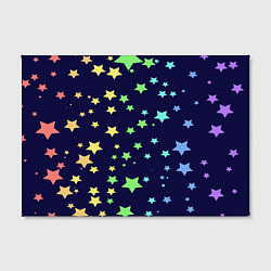 Холст прямоугольный Звезды, цвет: 3D-принт — фото 2