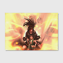 Холст прямоугольный Хяккимару Такебо Дороро Z, цвет: 3D-принт — фото 2