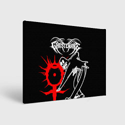 Холст прямоугольный GHOSTEMANE ЛОГО, цвет: 3D-принт
