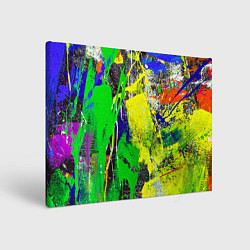 Холст прямоугольный Брызги красок Grunge Paints, цвет: 3D-принт