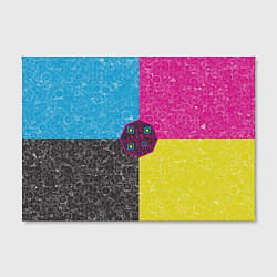 Холст прямоугольный Октагон на фоне АПВ 4 1 14, цвет: 3D-принт — фото 2